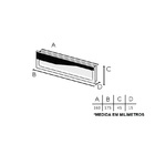 Puxador Concha Celeno Preto Italy Line 176mm