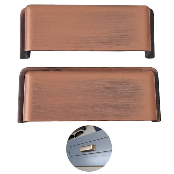 Puxador Concha Cobre Velho Eden Torralba 64mm 2 Unidades