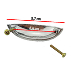 Puxador Concha Colonial Puxador Móvel Armário Kit 9 Unidades