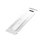 Puxador Concha Com Entrada Para Chave Inox Polido 22x0,8cm -