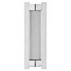 Puxador concha de Alumínio Cromado/Cromado Acetinado 128 mm cod.253 Pauma