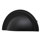 Puxador Concha Grenade Preto Fosco Torralba 64mm 4 Unidades