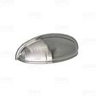 Puxador Concha Lua Níquel Escovado 64mm - Puxe Chic