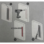 Puxador Concha Pado De Embutir Redondo Inox Preto 15cm