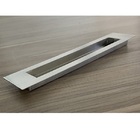 Puxador Concha Para Porta De Correr Inox Escovado 25 Cm