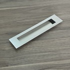 Puxador Concha Para Porta De Correr Inox Escovado 40 Cm