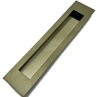 Puxador Concha Para Porta De Correr Inox Ouro Velho Antique 1