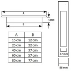 Puxador Concha Para Porta De Correr Inox Ouro Velho Antique 4