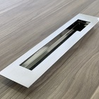 Puxador Concha Para Porta De Correr Inox Polido Brilhante 80