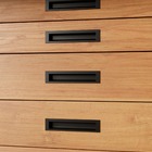 Puxador Concha Preto Fosco Italy Line Il155 Metal 96mm