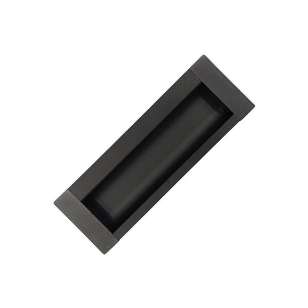 Puxador Concha Preto Fosco Italy Line Il155 Metal 96mm