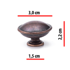 Puxador Concha Puxador Redondo Puxadores Para Moveis Kit 20 P