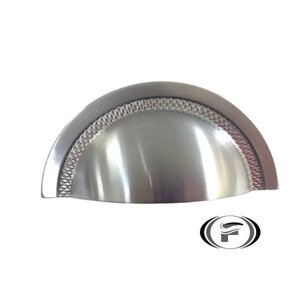 Puxador Concha Shell 64mm Cromo Escovado Zen Zp4318 | Leroy Merlin