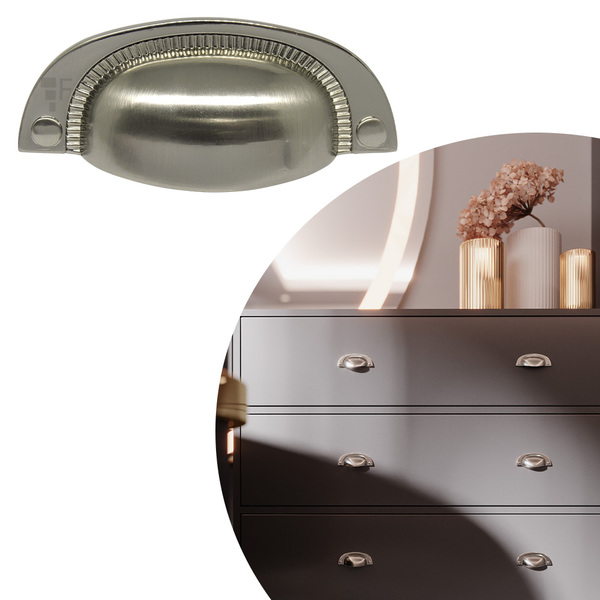 Puxador Concha Vivaro 222 - Escovado- 64mm