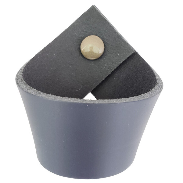 Puxador Coxi Parafuso - Couro Legítimo Azul Marinho - Parafus