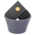 Puxador Coxi Parafuso - Couro Legítimo Azul Marinho - Parafus