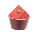 Puxador Coxi Parafuso - Couro Legítimo Marsala - Parafuso Mar