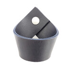 Puxador Coxi Parafuso - Textura De Couro Azul Marinho - Paraf