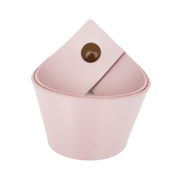 Puxador Coxi Parafuso - Textura De Couro Rosa - Parafuso Marr