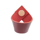 Puxador Coxi Tampa - Couro Legítimo Marsala - Tampa Rose Gold