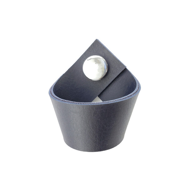 Puxador Coxi Tampa - Textura De Couro Azul Marinho - Tampa Cr