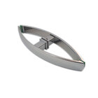 Puxador Curvo Com 1 Furo 27cm Para Porta De Vidro E Portão -