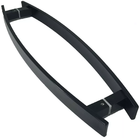 Puxador Curvo Para Porta Pivotante 1 Metro Madeira E Vidro In