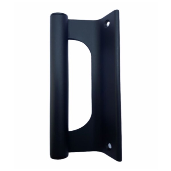 Puxador De Aluminio Buzio Porta Portao Correr Preto 20cm