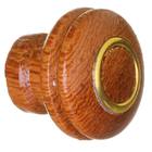 Puxador de Madeira Cerejeira 1 furo 28 mm Zamar