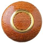 Puxador de Madeira Cerejeira 1 furo 28 mm Zamar