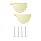 Puxador de Móvel Alumínio Dourado Escovado 64mm 2 Peças Celian Inspire