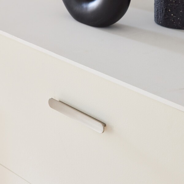 Puxador de Móvel Alumínio Prata Escovado 128mm 1 Peça Java Inspire