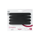 Puxador de Móvel Alumínio Preto 128mm 4 Peças Java Inspire