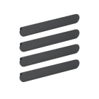 Puxador de Móvel Alumínio Preto 128mm 4 Peças Java Inspire