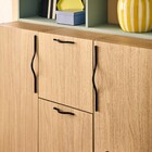 Puxador de Móvel Alumínio Preto 305/195mm 1 Peça Edwin G Inspire