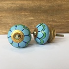 Puxador De Porcelana Mar Azul