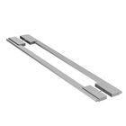 Puxador de Porta 1 Metro Aço Inox Prata Escovado Zeus