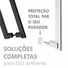 Puxador de Porta 1 metro Aço Inox Preto Fosco Chronos