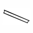 Puxador de Porta 1 metro Aço Inox Preto Fosco Chronos