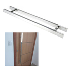 Puxador De Porta 1 Metro E 20cm Cromado Retangular Inox Casa