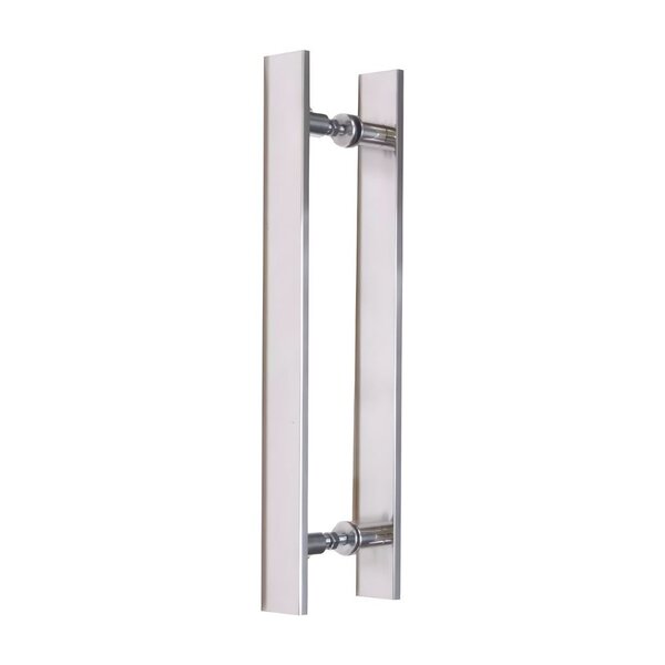 Puxador De Porta 40cm X 25mm Alumínio 7003 Reto Barra Chata C