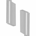 Puxador de Porta 60cm Aço Inox Prata Escovado Zeus