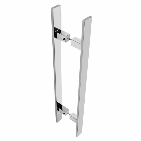 Puxador de Porta Aço Inox Escovado 90cm Perseu