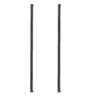 Puxador de Porta Pivotante e de Correr de Madeira e Vidro em Aço Inox Corten Pintado Barra Reta 152cm Geris H40