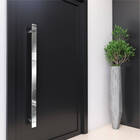 Puxador de Porta Aço Inox Polido Alto Brilho 70cm Perseu