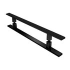 Puxador de Porta Aço Inox Preto Fosco 80cm Perseu