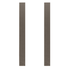 Puxador de Porta Pivotante e de Correr de Madeira Vidro e Aço em Alumínio Corten Polido Barra Reta 40cm Vesfer 3073