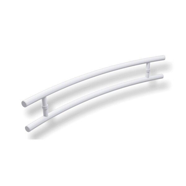 Puxador De Porta Athenas 60x2,6cm Brimak Branca