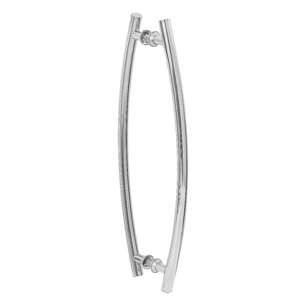 Puxador De Porta Curvo Arco 40cm