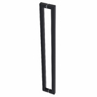 Puxador de Porta Pivotante e de Correr de Madeira e Vidro em Aço Inox Pintado Barra Reta 123cm Geris